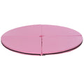 Pole-Dance-Matte, 5 cm dicke runde Kunststoff-Matte f¨¹r Pole-Dance-¨¹bungen, Gymnastik, Yoga, Rosa