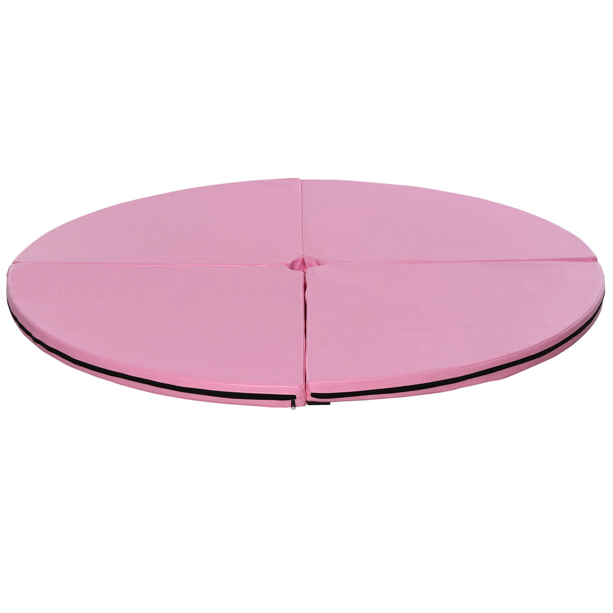 Pole-Dance-Matte, 5 cm dicke runde Kunststoff-Matte f¨¹r Pole-Dance-¨¹bungen, Gymnastik, Yoga, Rosa