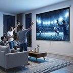 Beamer Leinwand 244 x 183 cm 120 Zoll 4:3/ 16:9 Projektionsleinwand Manuell f¨¹r Heimkino