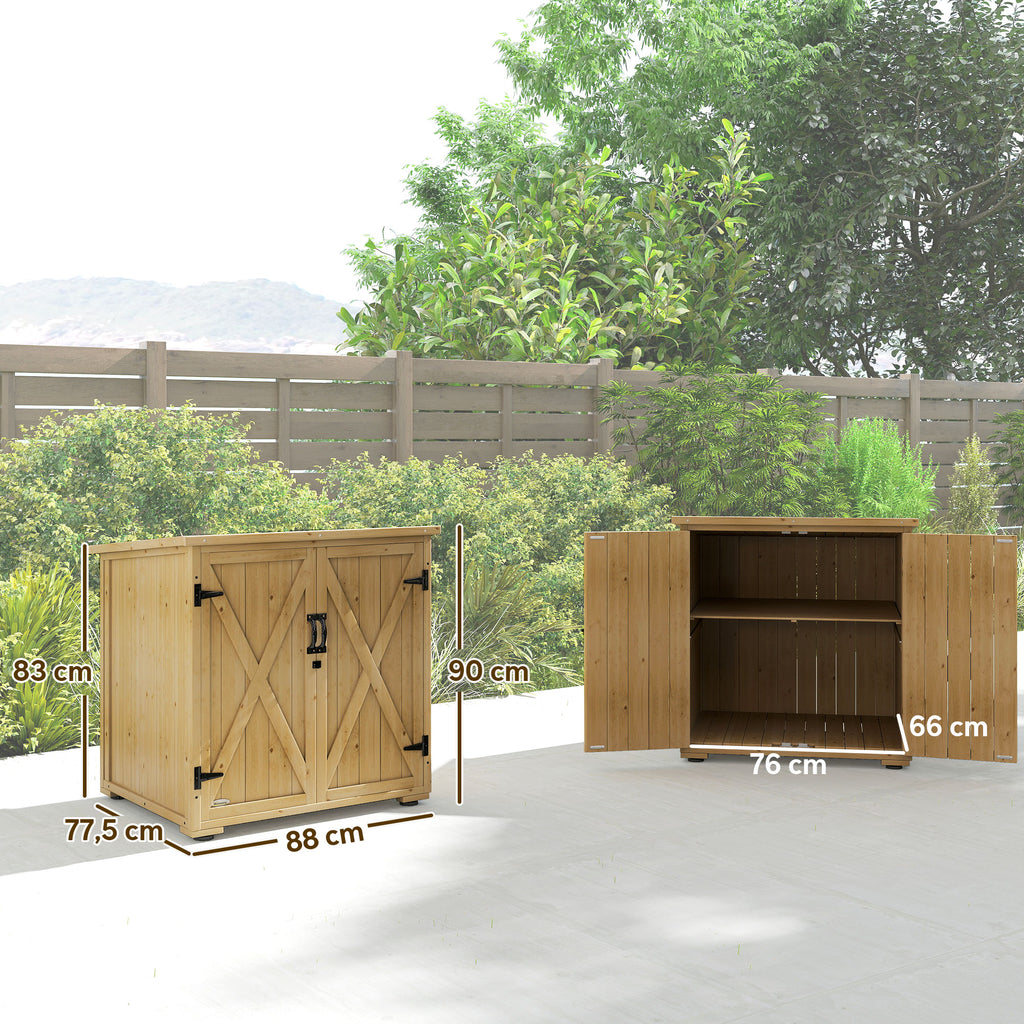 Outdoor Aufbewahrungsbox Gartenbox Kissenbox, wetterbeständig, Asphaltdach, 77,5 cm x 88 cm x 90 cm, Dunkelgrau