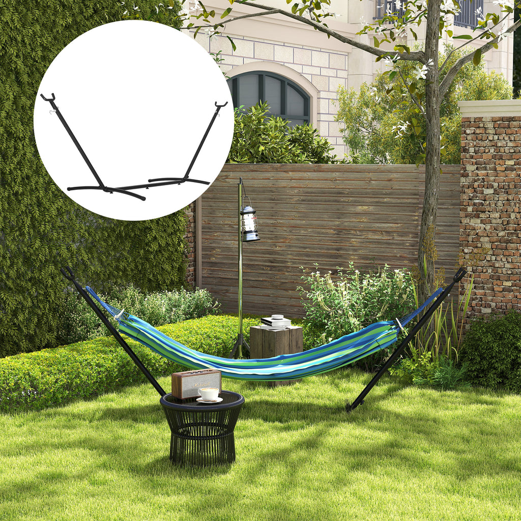 2.9m Universal Hammock Stand Metal Frame Garden Camping Picnic Outdoor Patio Replacement – Stand Only