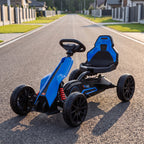 Kinder Elektro Gokart 12 V 3-5km/h Go Kart für 3-8 Jahre, Blau