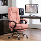 Ergonomischer B¨¹rostuhl mit Massagefunktion, Fu?st¨¹tze, drehbar, rollbar, Rosa