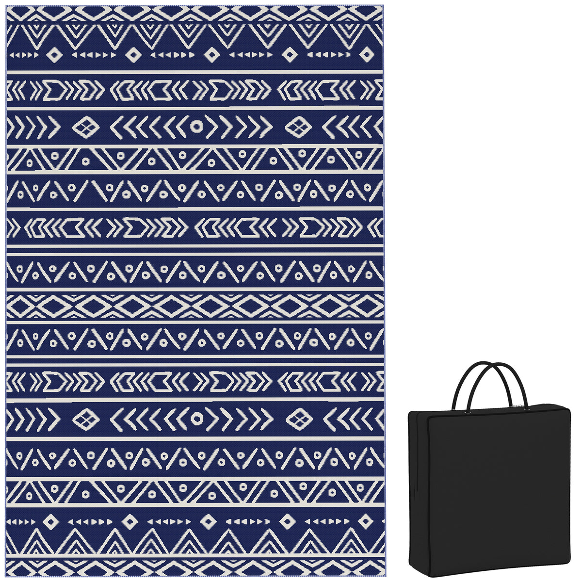 Outdoor Teppich robuster Wetterfest Outdoorteppich, Carpet mit Boho-Style, Outdoor-Teppich f¨¹r Wohnzimmer Balkon
