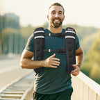 5KG Weighted Vest, Running Weight Vest with Adjustable Strap, Convenient Pocket and Reflective Strips for Men and Women