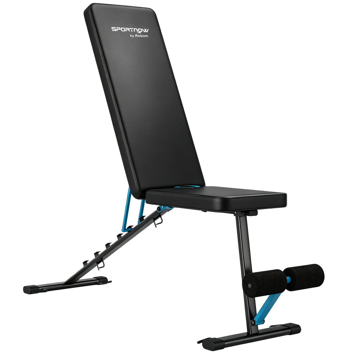 Hantelbank verstellbar Trainingsbank mit Beinstrecker 7-Fach Rückenlehne, verstellbar Polster 300 kg Last