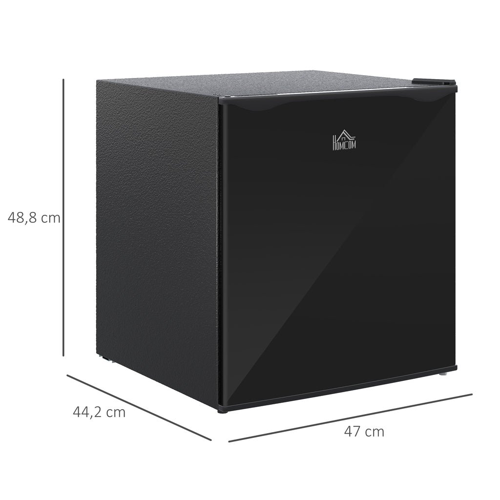 Mini-Gefrierschrank 35 L Gefrierbox elektrisch freistehend 45 W Mini Gefriertruhe Minikühlschrank 41dB -14 bis -24℃ 5-stufige Temperaturregelung 47 x 44,2 x 48,8 cm Schwarz
