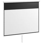Projektorleinwand, 120 Zoll, 16:9 Format, Wand- oder Deckenmontage, Wei?