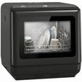 Tischgeschirrspüler, mit integriertem 6-Liter-Wassertank, 5 Programmen, 4 Gedecke, LED-Display Schwarz