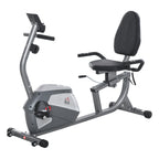 Liegeergometer mit LCD-Anzeige 8 stufig einstellbarem Magnetwiderstand Liegeheimtrainer mit Herzfrequenzsensoren, verstellbarer Rückenlehne, Nutzergewicht bis 110 kg für zu Hause Gym