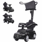 3-in-1 Rutschauto mit Schiebstange Mercedes-Benz Schwarz