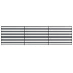 4 Pole Camping Windbreaks, Beach Wind Shield Shelter with Carry Bag and Steel Poles, 540cm x 150cm, Grey and White