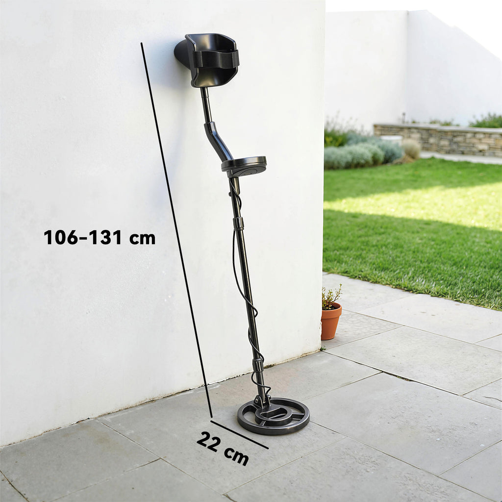 Metalldetektor IP68 Wasserdicht Metallsuchgerät mit 3 Modi Kopfhörer Schaufel Spule LCD-Display 7 Zoll Detektionstiefe