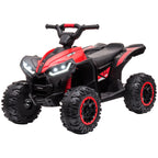 Elektro-Kinderquad, LED-Scheinwerfer, Sto?d?mpfer, ergonomischer Sitz, Rot+Schwarz
