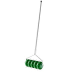 Rasenl¨¹fter Aerifizierer f¨¹r Rasen 45cm Breite Manuell Rasenbel¨¹fter mit 30 Eisenspikes Stahl Dunkelgr¨¹n