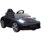 Elektrisches Aufsitzauto f¨¹r Kinder, fernsteuerbar, Musik, Hupe, USB, Sicherheitsgurt, f¨¹r 3-5 Jahre, Schwarz