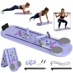 4-in-1 Pilates Board Set mit Widerstandsbänder klappbar Multifunktioneller Pilates Gerät