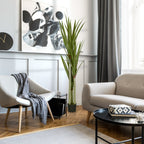 Künstliche Yucca groß 190cm Kunstpflanze, Plastik Künstliche Pflanze im Topf, 17 x 17 x 190 cm Smaragdgrün