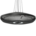 Infrarot Heizstrahler Hängend 2000W Carbonfaser Deckenheizstrahler mit LED-Beleuchtung Touch & Fernbedienung 2 Heizstufe