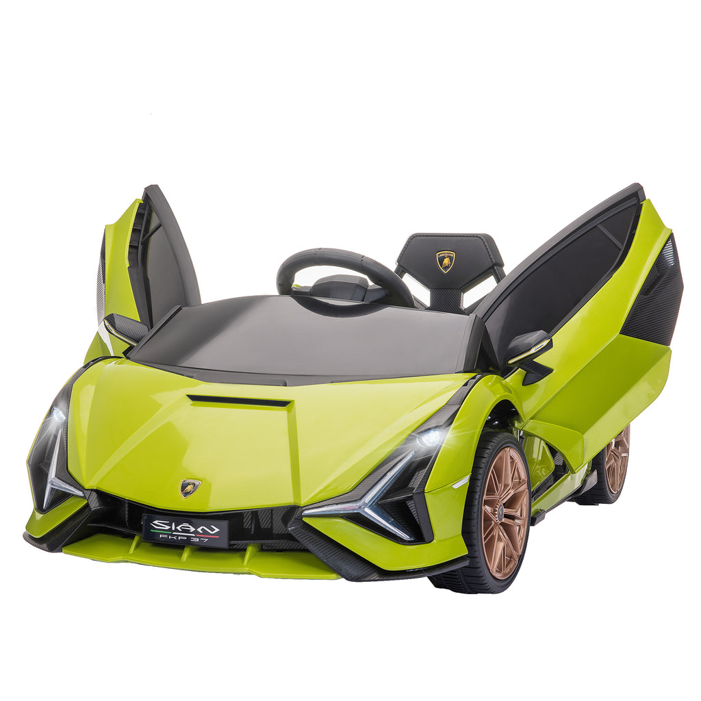 Kinder-Elektroauto, Lamborghini, 3-5 km/h, Fernsteuerung, für 3-5 Jahre, Grün