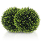 K¨¹nstliche Pflanzen im 2er-Set, UV-best?ndige dekorative Pflanzen, Deko-Pflanzen, Indoor, Outdoor, 45 cm, Gr¨¹n