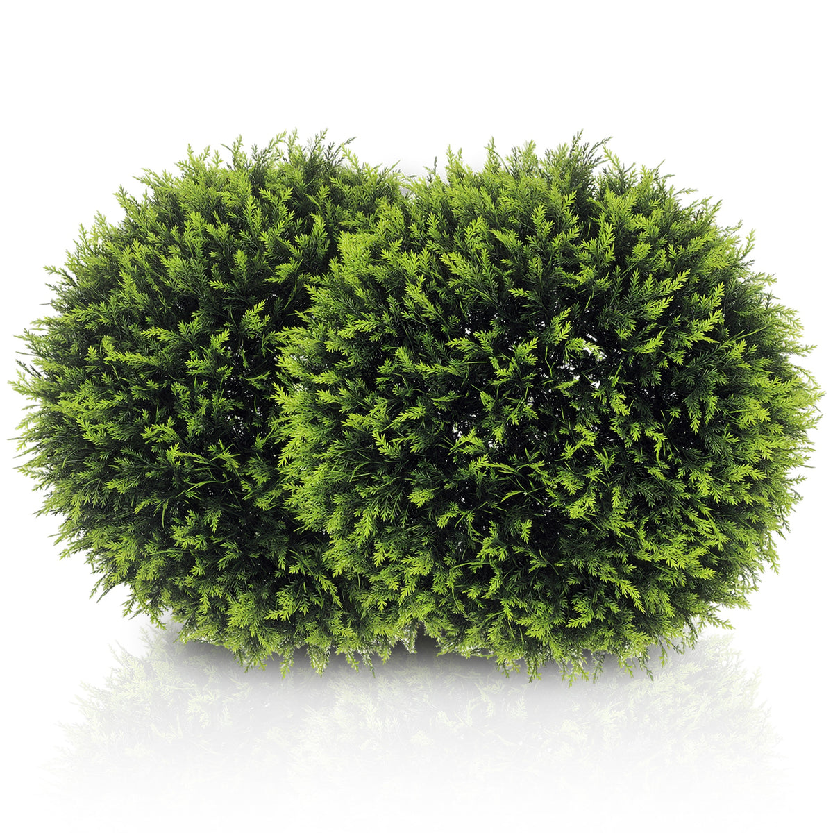 K¨¹nstliche Pflanzen im 2er-Set, UV-best?ndige dekorative Pflanzen, Deko-Pflanzen, Indoor, Outdoor, 45 cm, Gr¨¹n