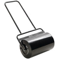 38L Fillable Cylinder Steel Lawn Roller - Black