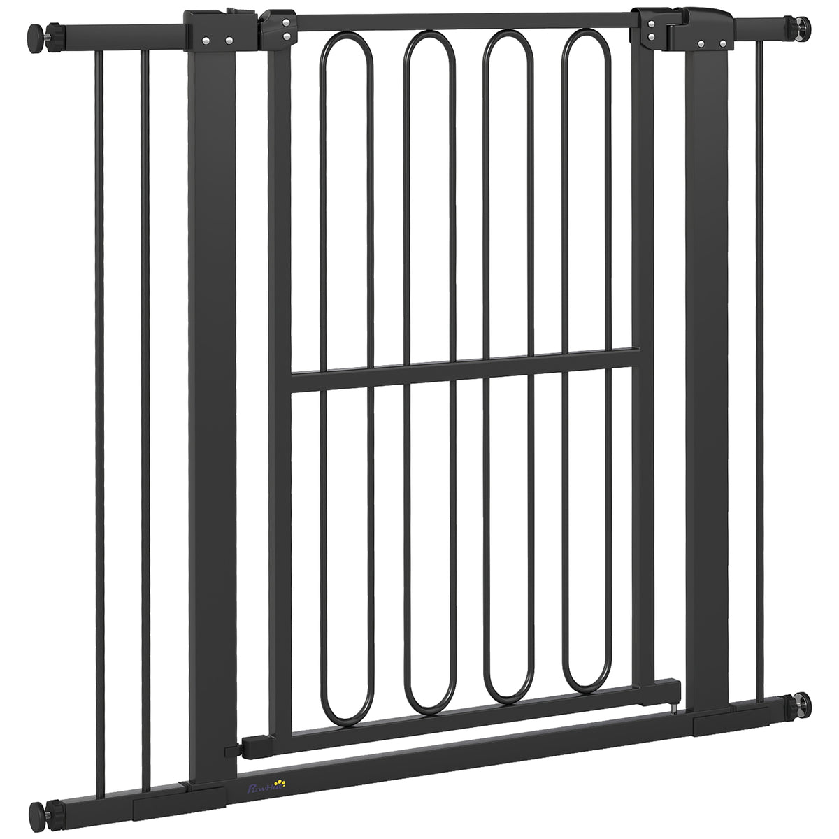 Türschutzgitter Hund, 76-104 cm Absperrgitter ohne Bohren, Treppengitter