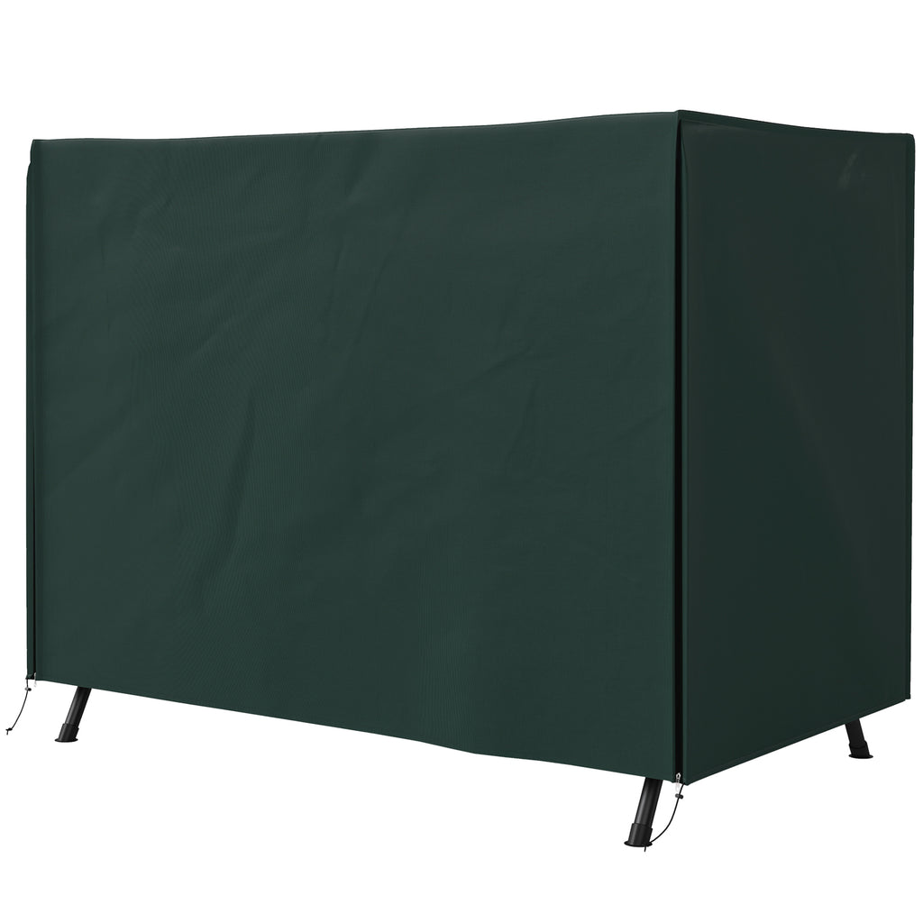 205 x 124cm Three-Seater Swing Chair Protective Cover Deep Green