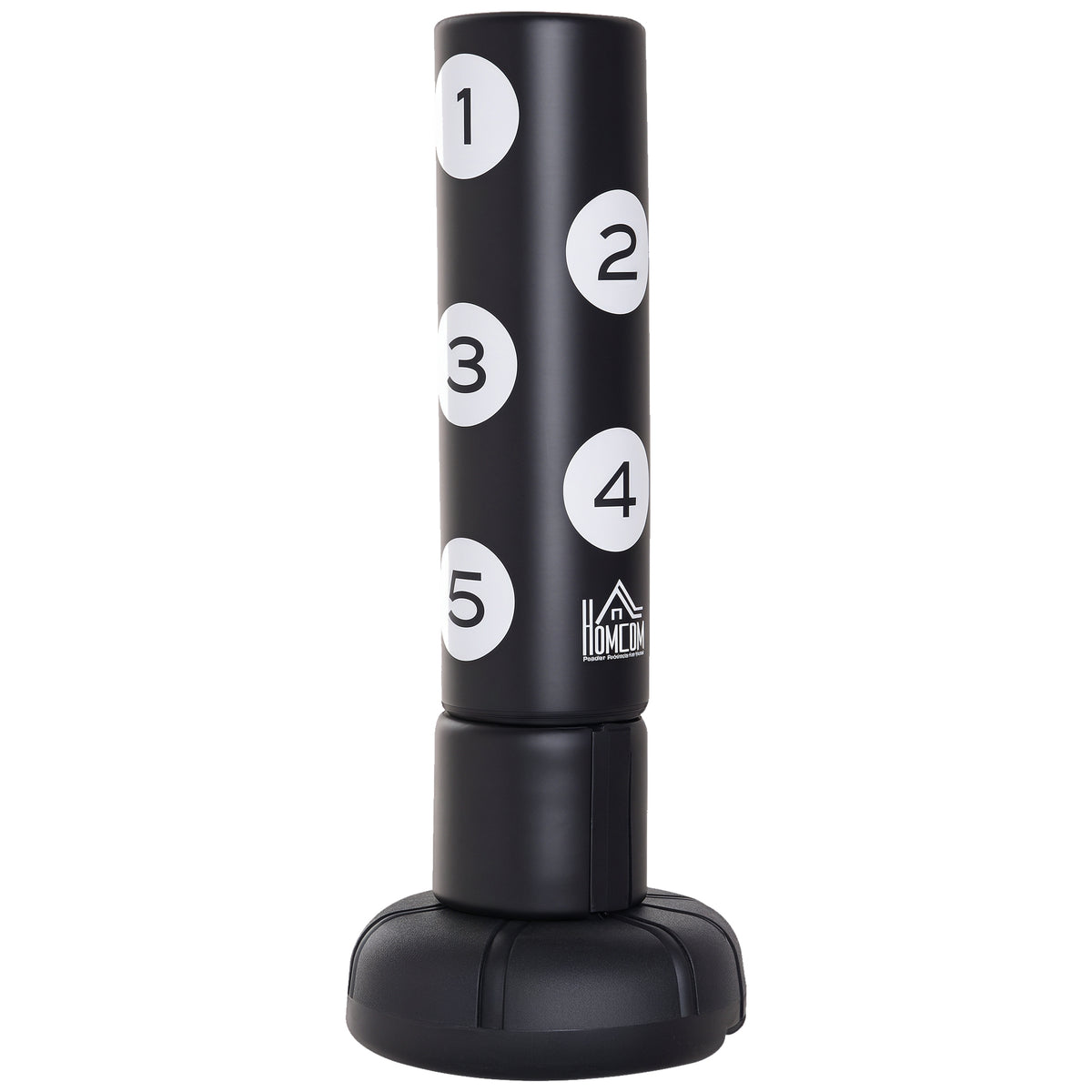 5.8ft Free Standing Boxing Target Punch Bag Heavy Duty Stand Sparring Kick Martial Arts Gym Training Equipment