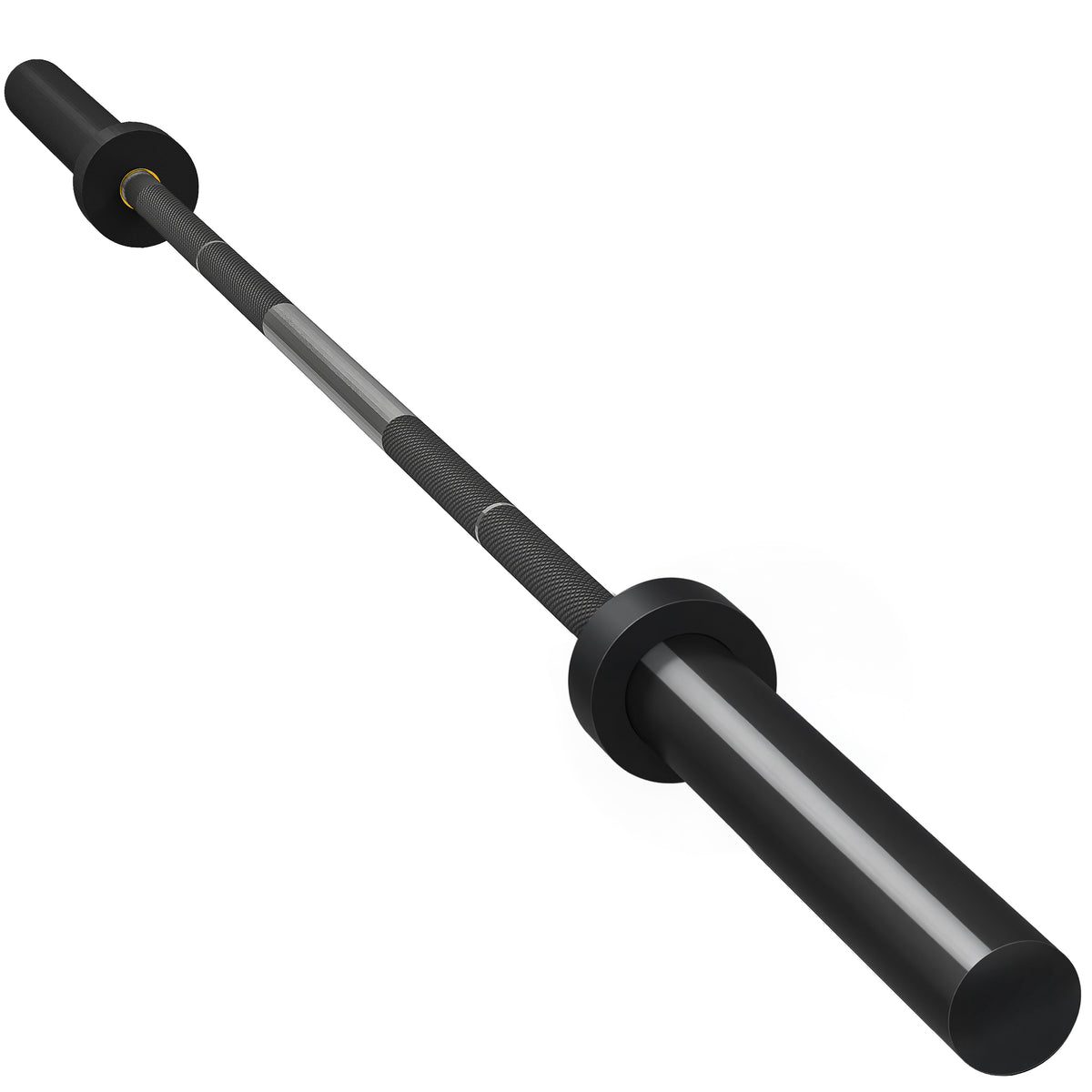 Hantelstange, 180 cm Olympiastange, Stahl, 200 kg Tragkraft, Schwarz