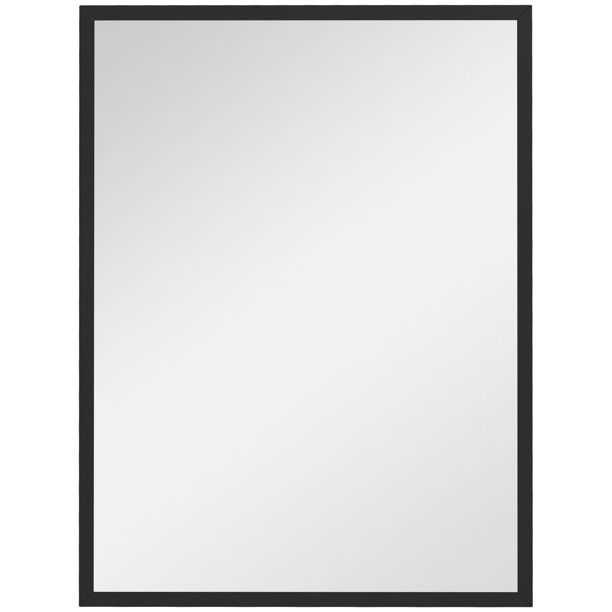 Wandspiegel Dekorativer Hängespiegel 60 x 80 cm Schwarz