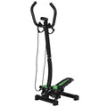  Stepper Sidestepper mit Haltegriff Trainingsbänder Heimtrainer LCD Display Stahl