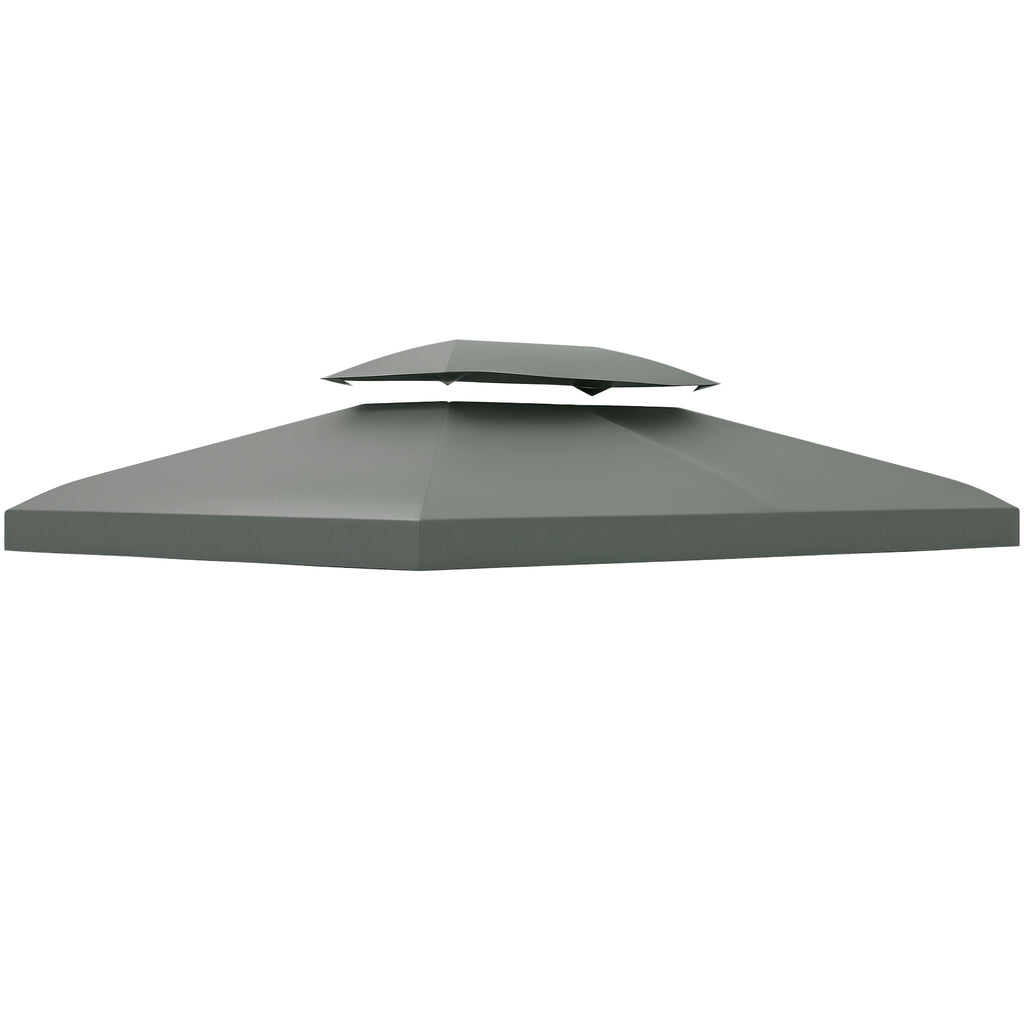 Gazebo Roof Replacement, for 3 x 4m Frames - Grey