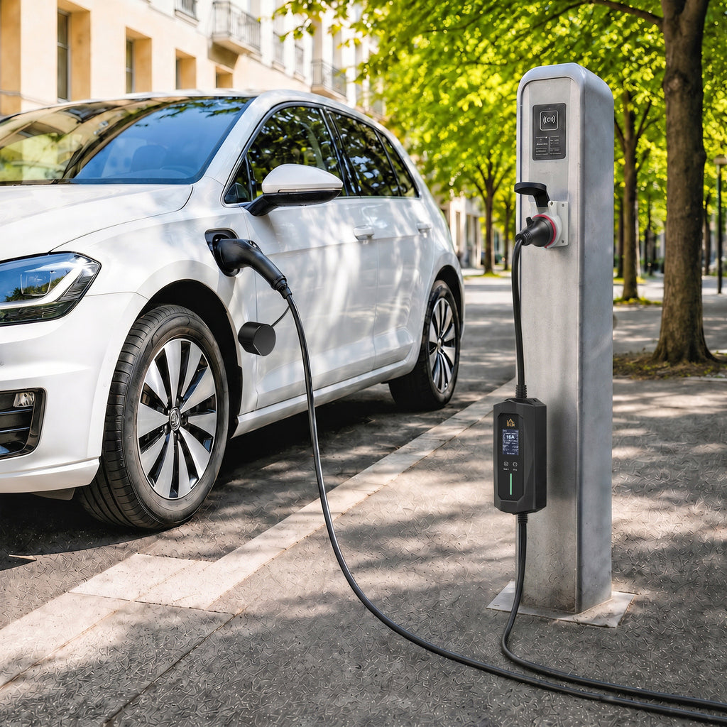 Mobile Wallbox 11kW 8m Typ 2 CEE 6–16A auf Typ 2 IP65 für EV PHEV