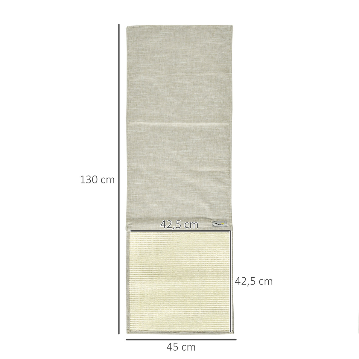  Kratzmatte Katze 2er Set 130 x 45 cm Sisal Kratzbrett Katzenkratzbretter Katzenkratzmatte Kratzschutz für Sofa Möbel Tür Beige+Grau
