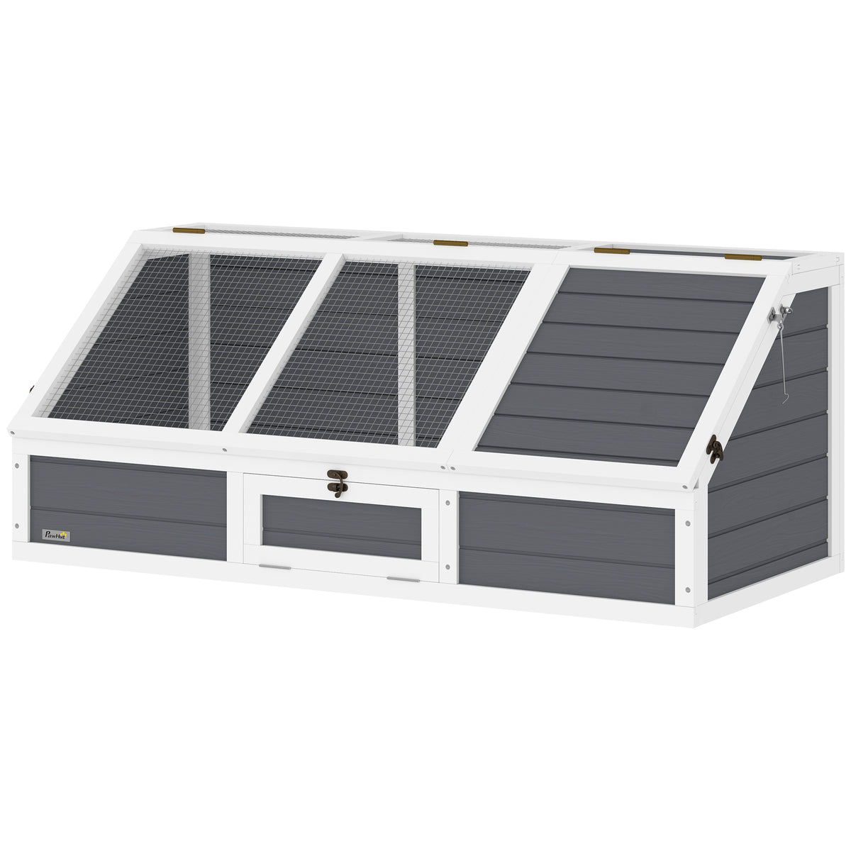 Schildkr?tenbox, Outdoor Schildkr?tengehege, bodenloses Design, leicht zu ?ffnen, Schildkr?tenhaus, Hellgrau