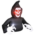 Aufblasbare Halloween-Dekoration, Sensenmann, LED-Leuchten, Gebläse, Kabel