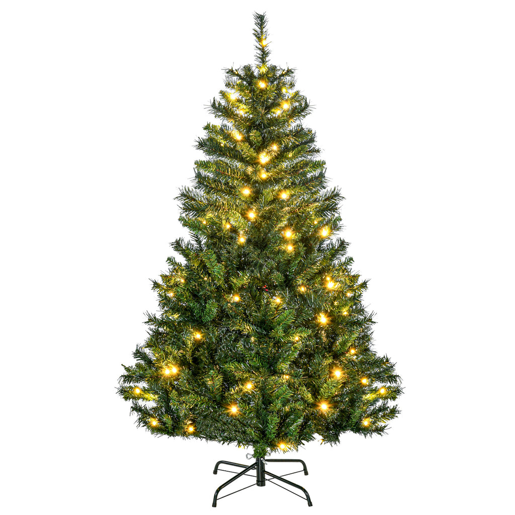 Weihnachtsbaum Christbaum künstlicher Weihnachtsbaum, inkl. Schmuck  95 cm x 95 cm x 150 cm, Grün