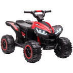 Elektro-Kinderquad, LED-Scheinwerfer, Sto?d?mpfer, ergonomischer Sitz, Rot+Schwarz