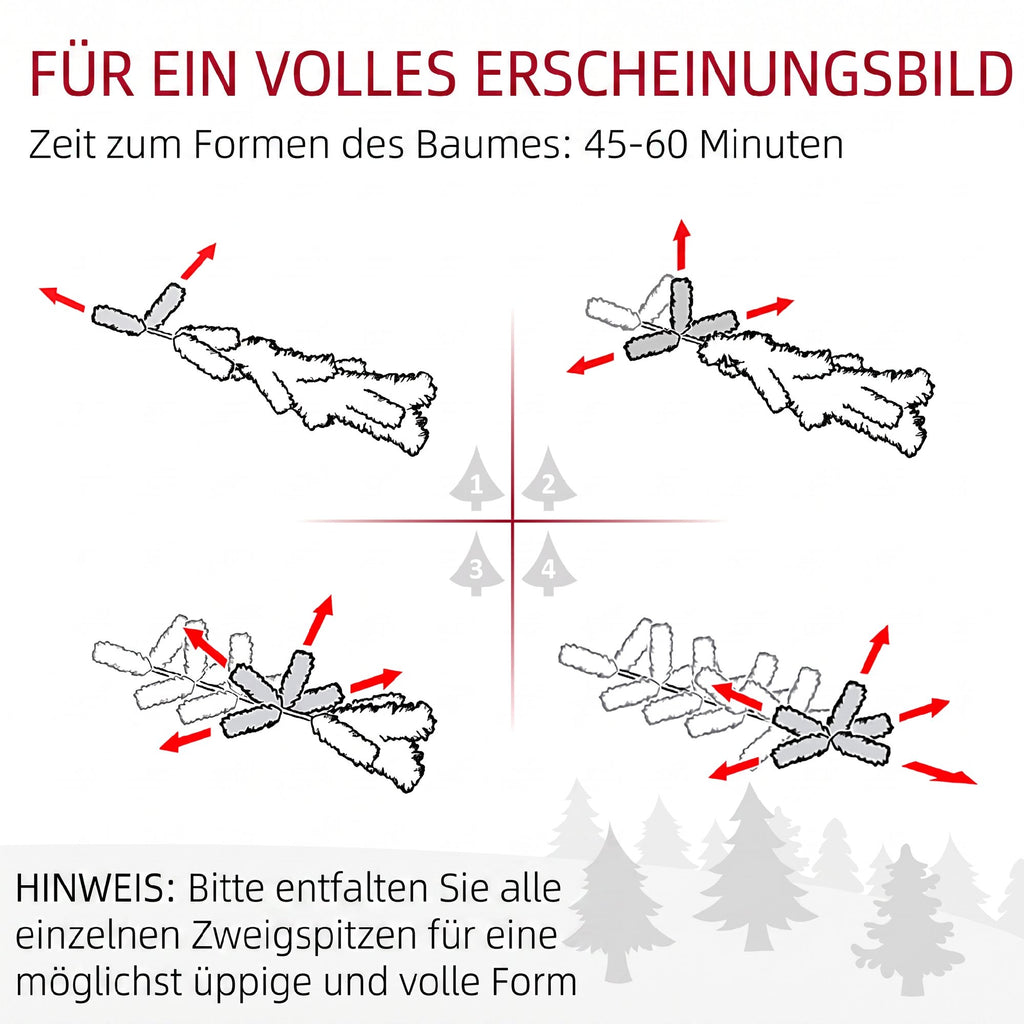 7ft Snow-Covered Unlit Artificial Christmas Tree