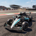 Mercedes-AMG PETRONAS F1 12 V Elektro Go-Kart für Kinder Gokart mit Lithium-Akku 2 Motoren Sanftanlauf