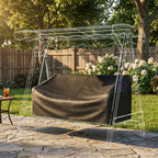 3-Sitzer Gartenschaukel-Abdeckung, wasserdichte Schutzhülle, winddicht und UV-beständig, 420D Oxford-Stoff