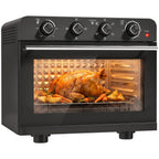 Heißluftfritteuse 36 Liter Mini Backofen mit Umluft, Backblech, Rost